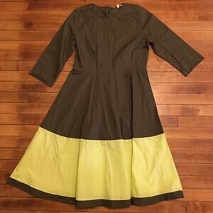 Zaikamoya Colorblock Midi Dress